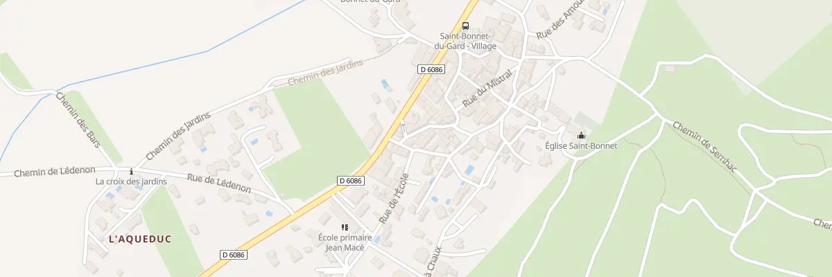 Plan du 6 Rue Pape Jean 23 à Saint-Bonnet-du-Gard