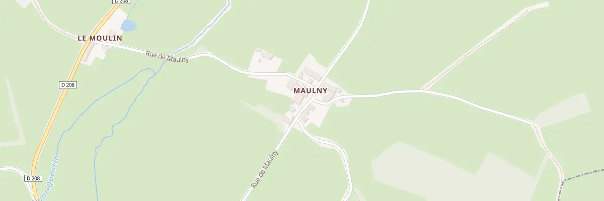Plan du 5113 Maulny à Saint-Marcelin-de-Cray