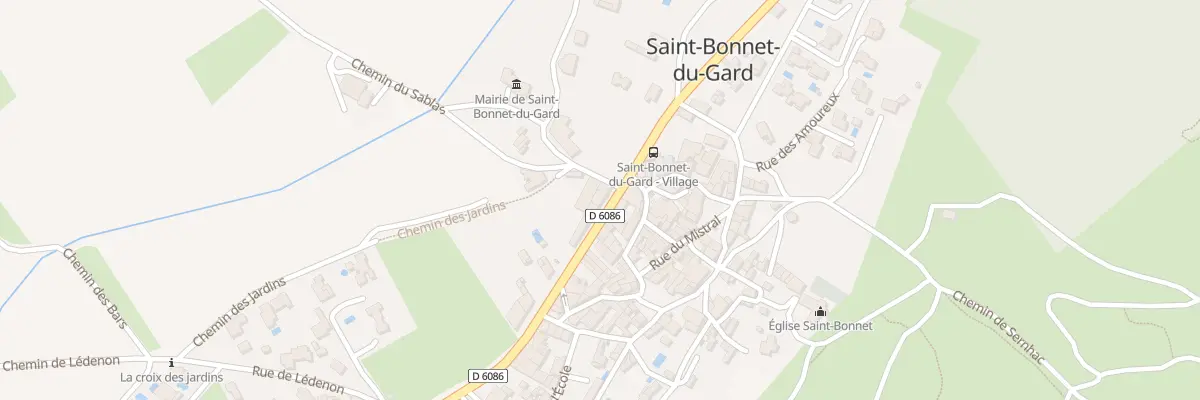Plan du 106 Rte Rd 6086 à Saint-Bonnet-du-Gard