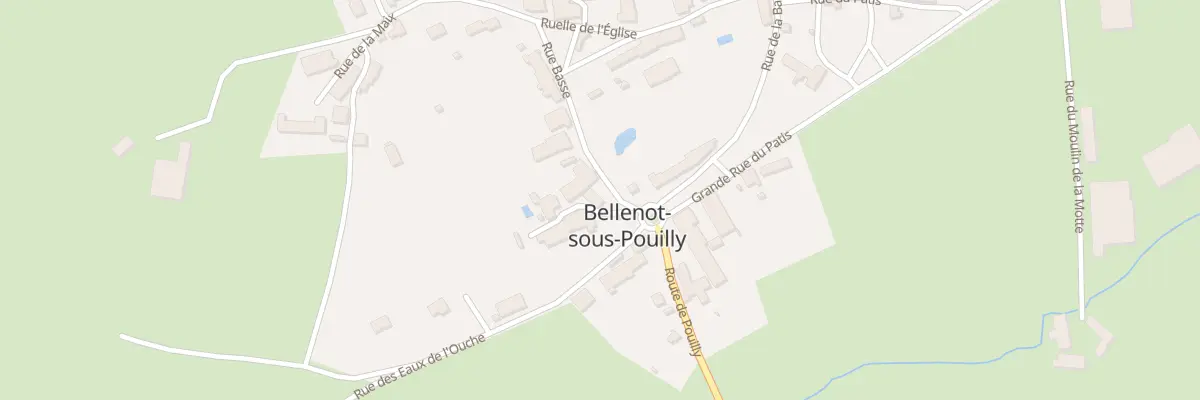 Plan du 1 Rue Basse à Bellenot-sous-Pouilly