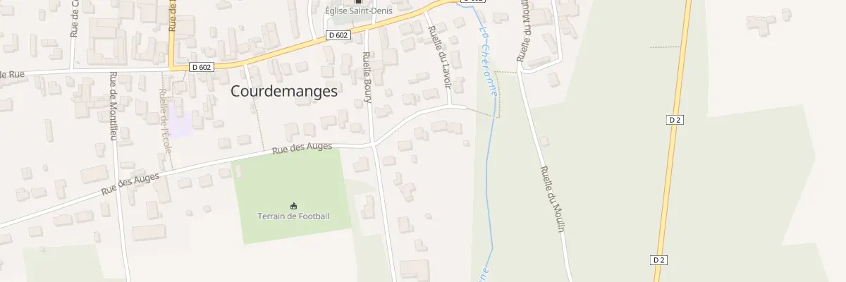 Plan du 5 Rue des Auges à Courdemanges