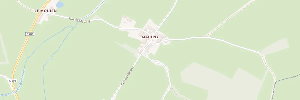 Plan du 5111 Maulny à Saint-Marcelin-de-Cray