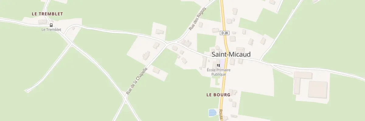 Plan du 5124 Le Bourg à Saint-Micaud