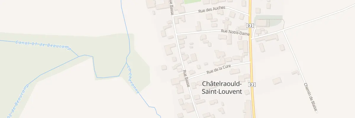 Plan du 46 Rue Basse à Châtelraould-Saint-Louvent