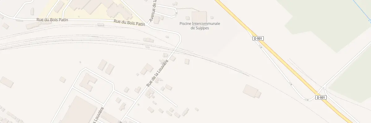 Plan du 2 Che de la Louvière à Suippes
