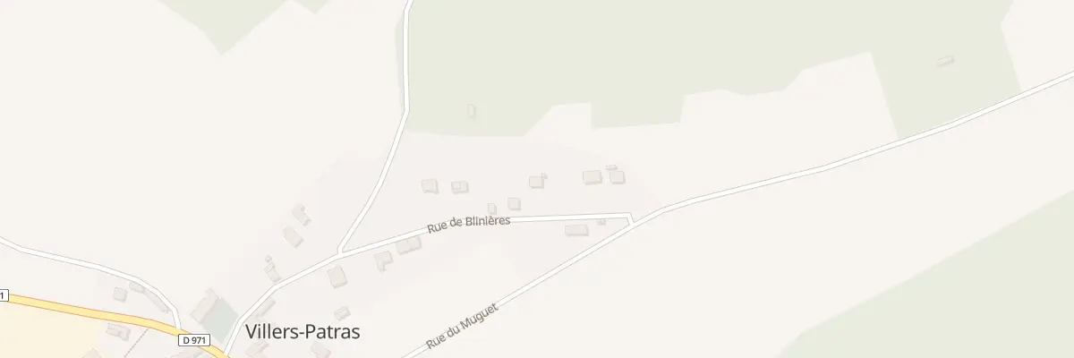 Plan du 9B Rue des Bligneres à Villers-Patras