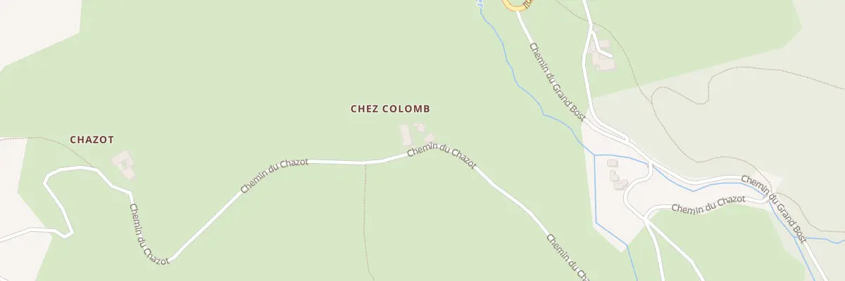 Plan du 934 Che du Chazot à La Valla-en-Gier