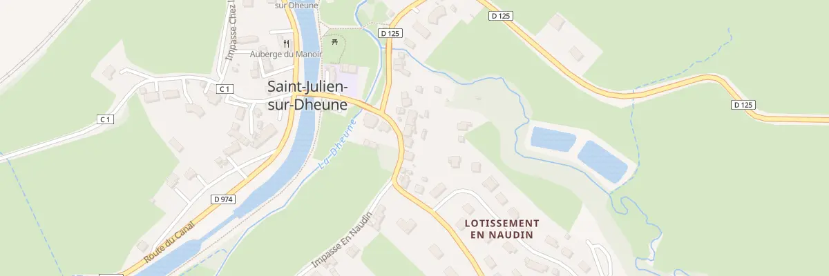 Plan du 33 Rte de la Garenne à Saint-Julien-sur-Dheune