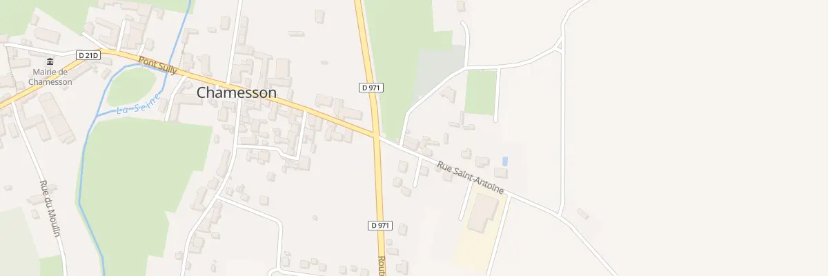 Plan du 1 Rue du Cimetière à Chamesson