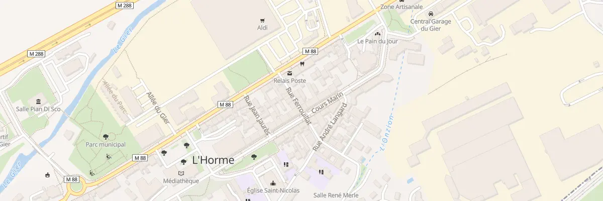 Plan du 5 Rue Ferrouillat à L’Horme
