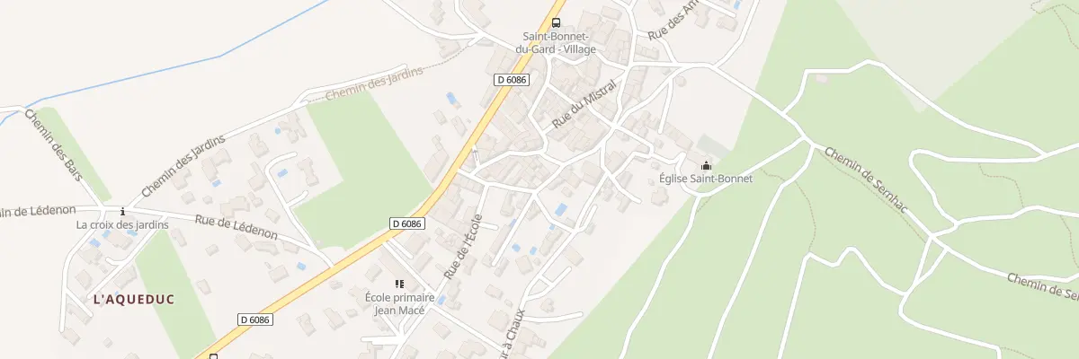 Plan du 12 Rue de la Farigoule à Saint-Bonnet-du-Gard