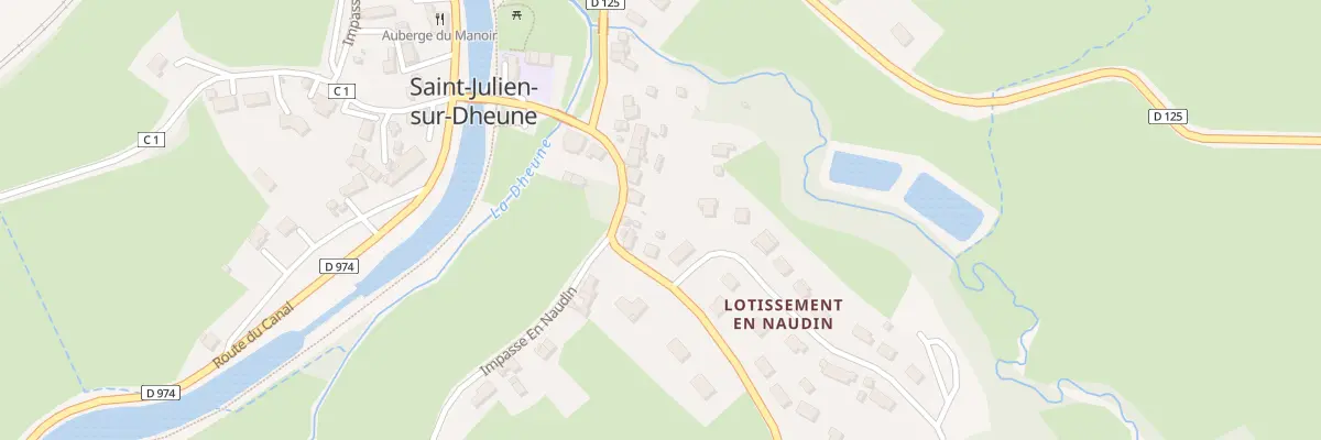 Plan du 113 Rte de la Garenne à Saint-Julien-sur-Dheune