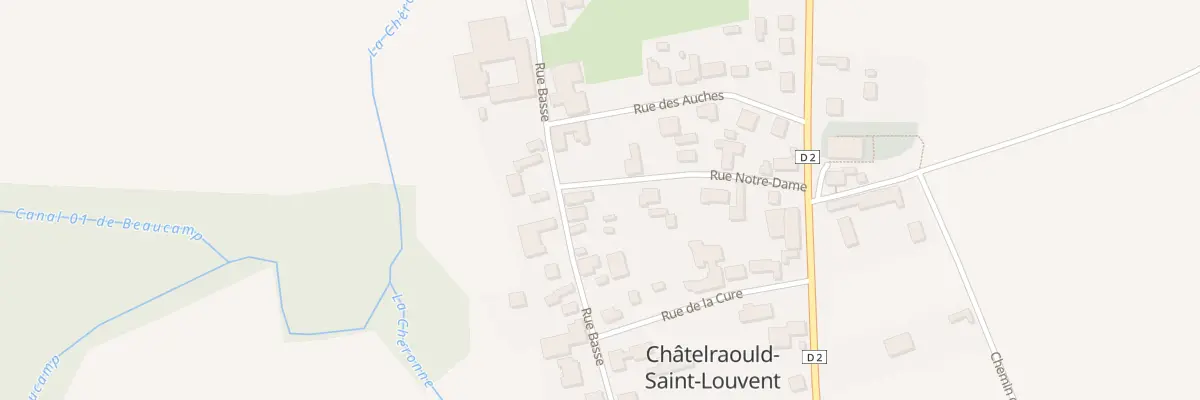 Plan du 39 Rue Basse à Châtelraould-Saint-Louvent