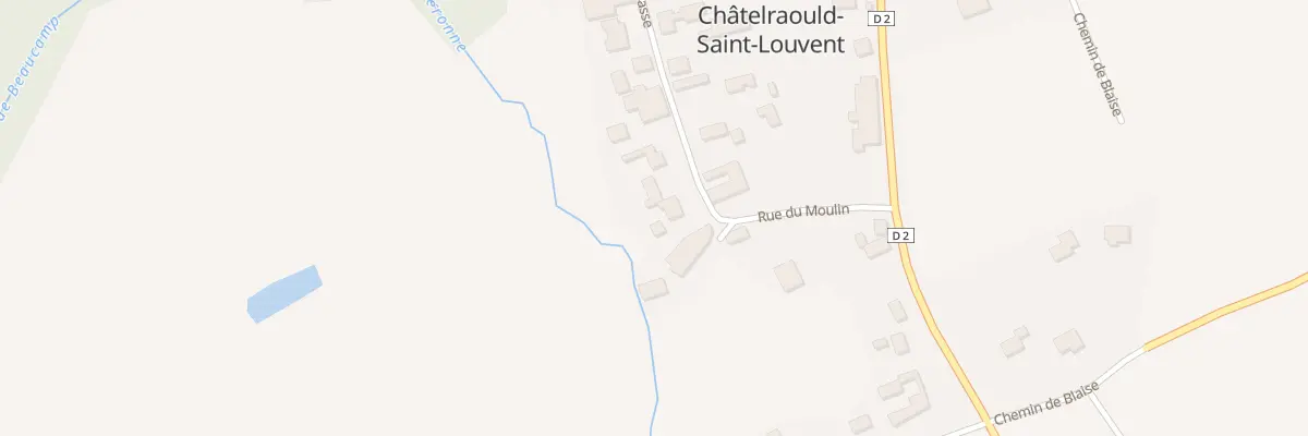 Plan du 62 Rue Basse à Châtelraould-Saint-Louvent