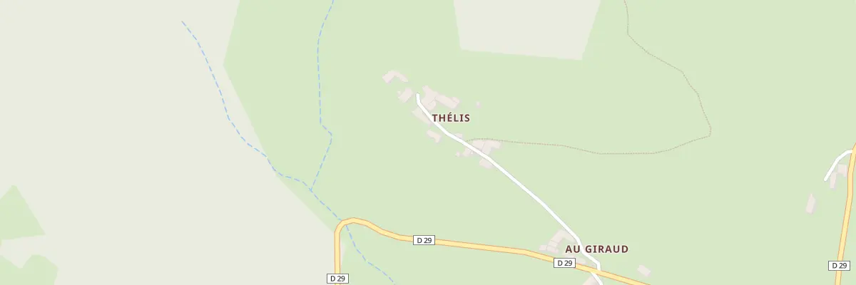 Plan du 243 Che de Thelis le Bas à Thélis-la-Combe