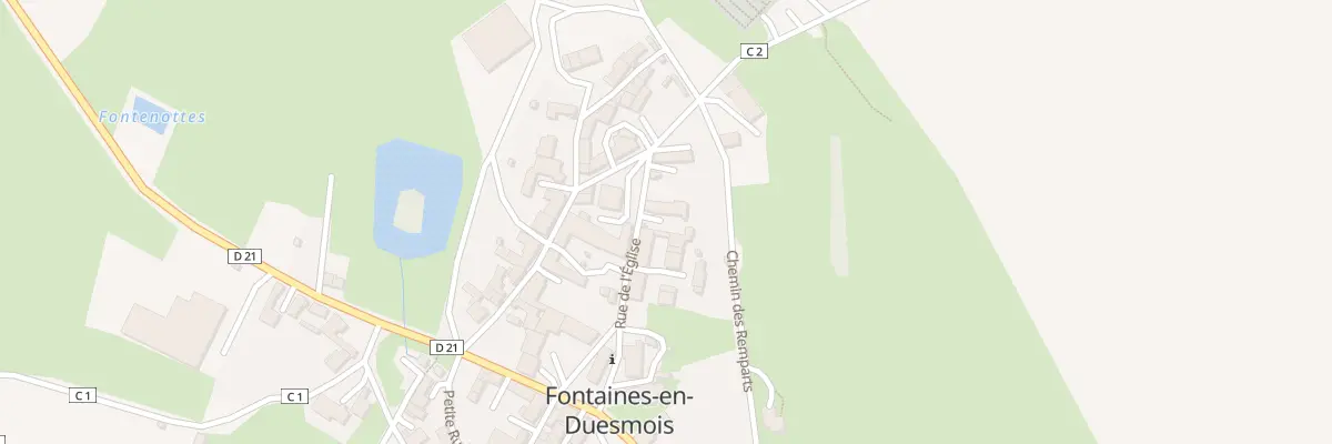 Plan du 6A Rue de l’Eglise à Fontaines-en-Duesmois