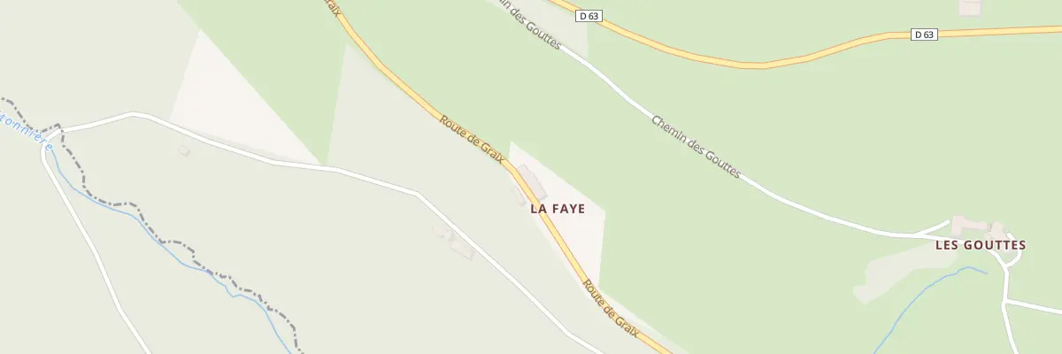 Plan du 5606 Rte de Graix à Graix