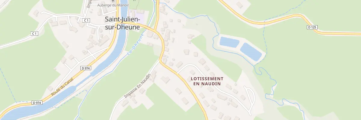 Plan du 29 Lot En Naudin à Saint-Julien-sur-Dheune