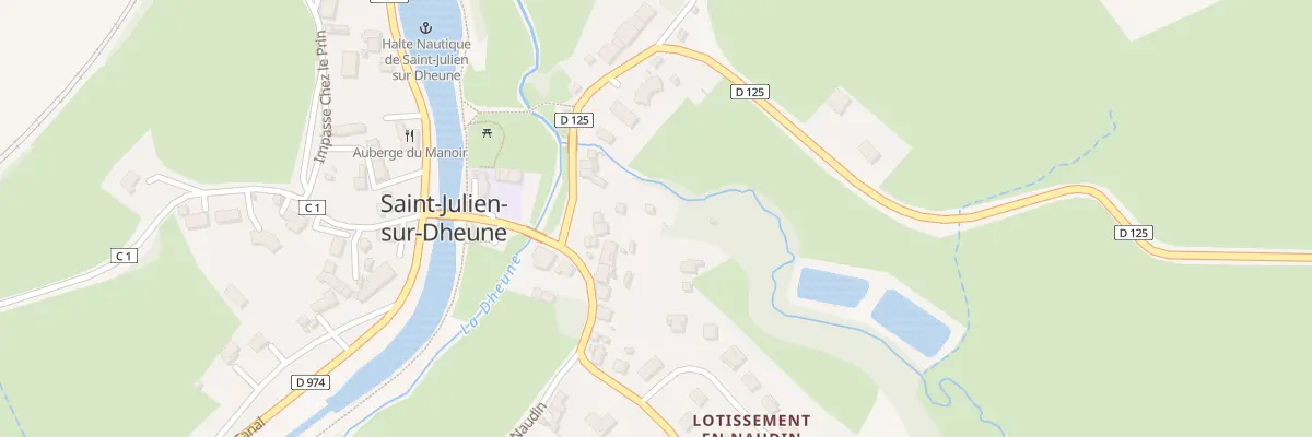 Plan du 5011 Le Bourg à Saint-Julien-sur-Dheune