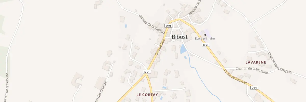 Plan du 5044 Gr Grande Rue à Bibost