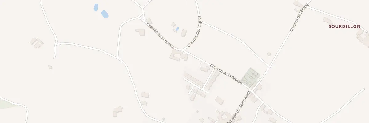 Plan du 5248 Che de la Brosse à Bibost