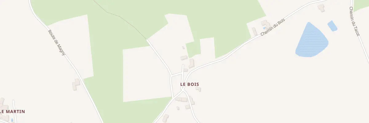 Plan du 5361 Che du Bois à Sarcey