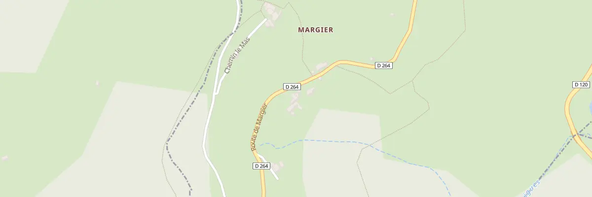 Plan du 194 Margier à Beauvène