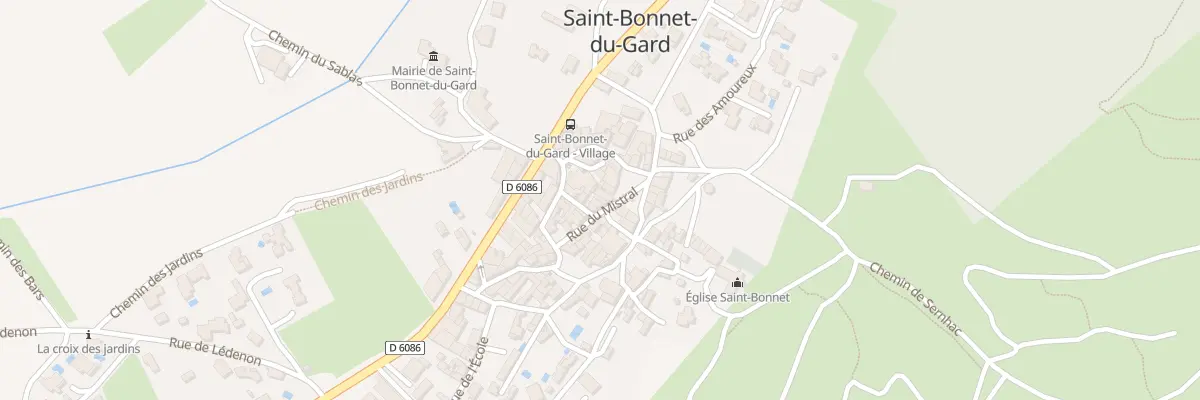 Plan du 40 Pl de la Mairie à Saint-Bonnet-du-Gard