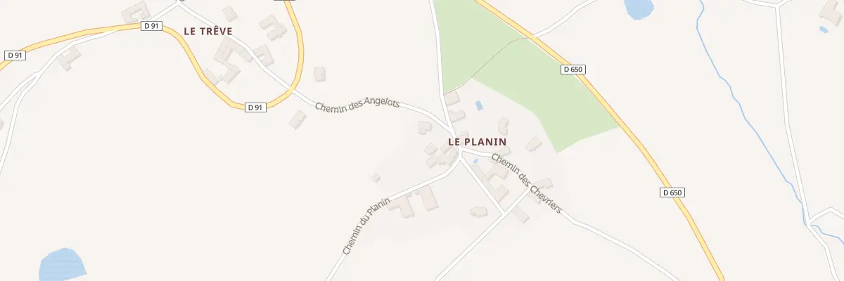 Plan du 5136 Le Treve à Bibost