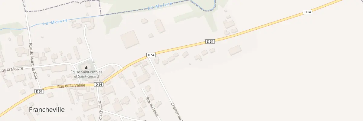 Plan du 49 Rue de la Vallee à Francheville