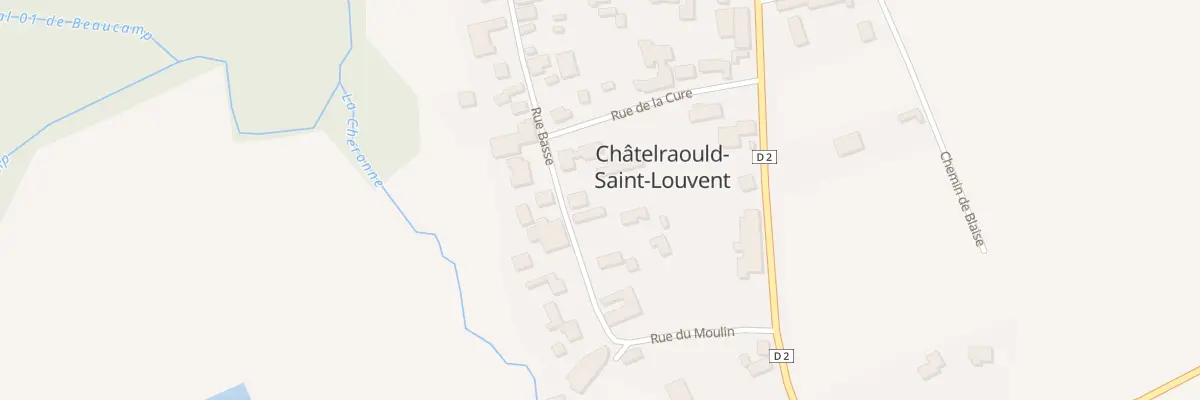 Plan du 51 Rue Basse à Châtelraould-Saint-Louvent