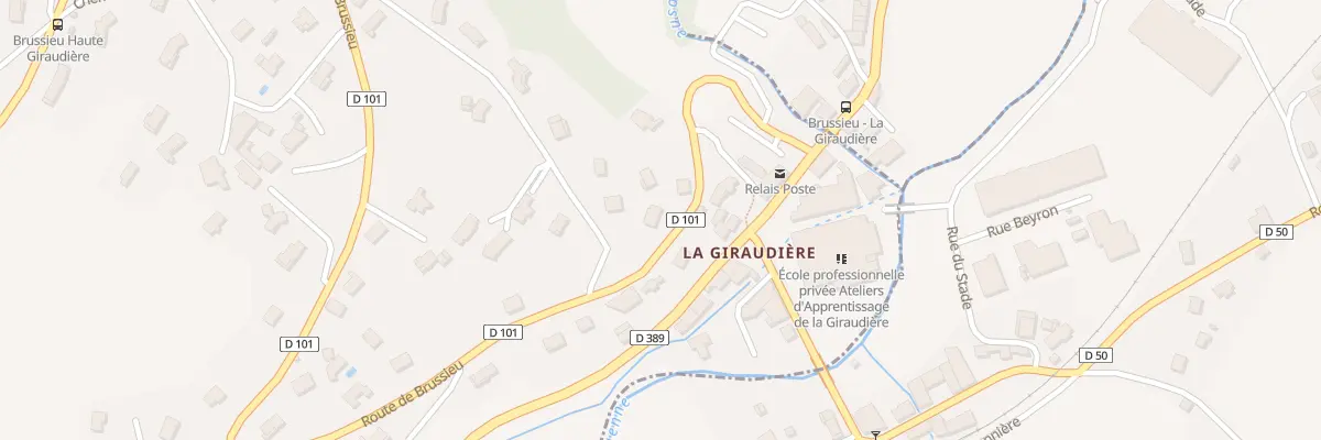 Plan du 4 Rue de la Voie Romaine à Brussieu