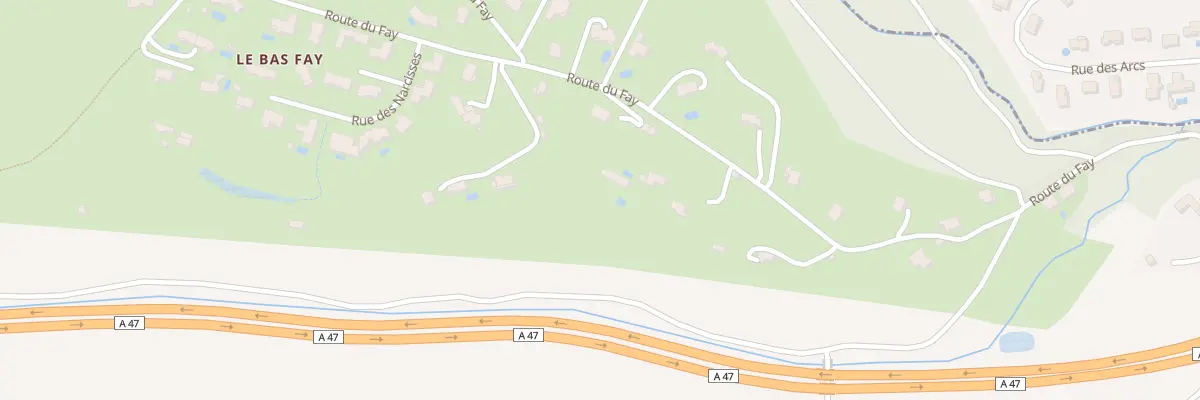 Plan du 126 Rte du Fay à L’Horme