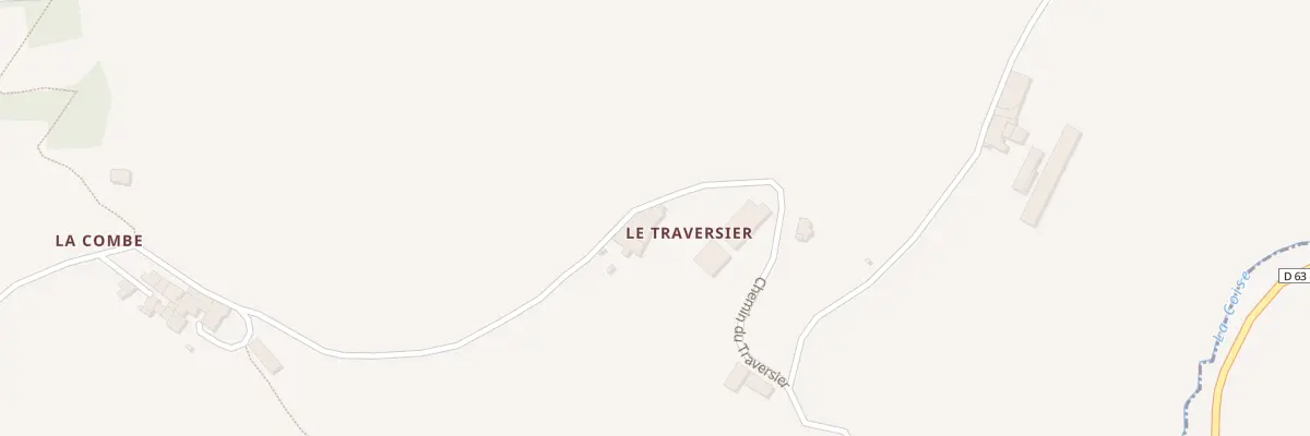 Plan du 505 Che du Traversier à Larajasse
