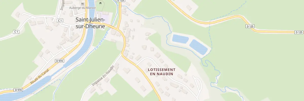 Plan du 53 Lot En Naudin à Saint-Julien-sur-Dheune