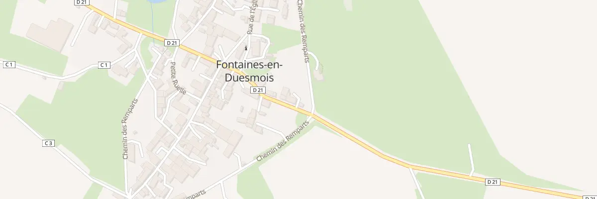 Plan du 2A Rue aux Serains à Fontaines-en-Duesmois