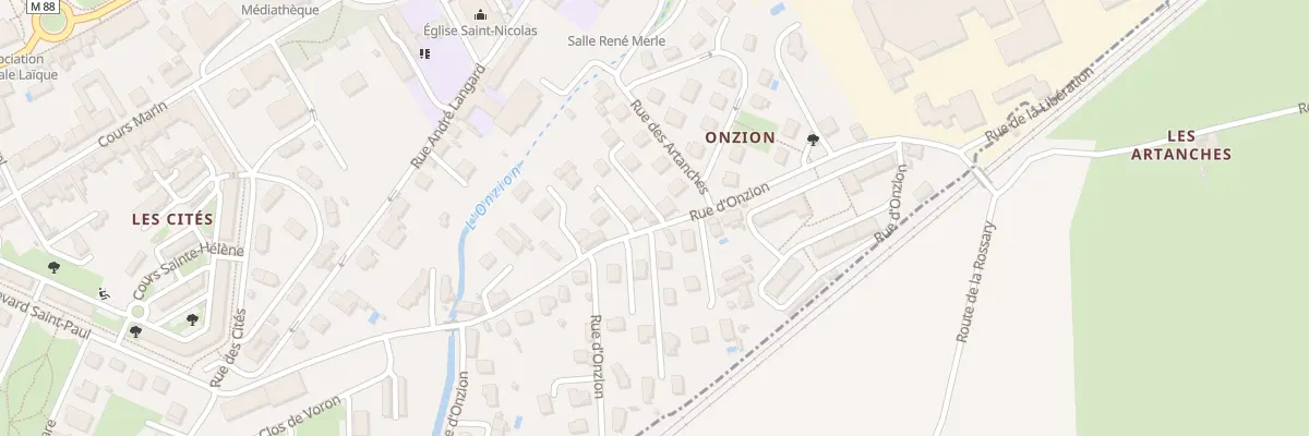 Plan du 17B Rue d’Onzion à L’Horme