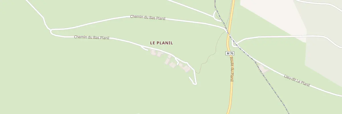 Plan du 896 Che du Bas Planil à La Valla-en-Gier