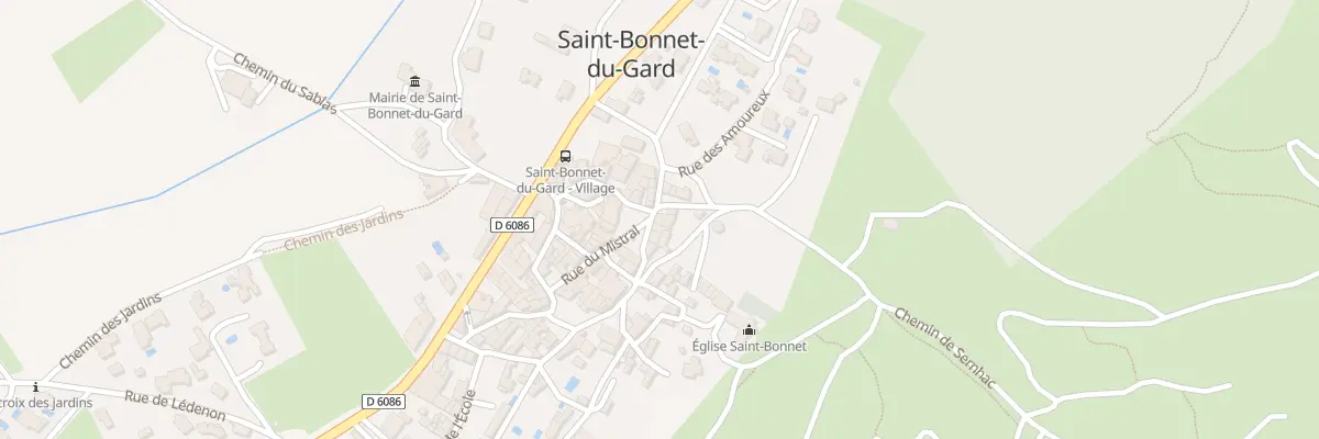 Plan du 3 Rue des Fleurs à Saint-Bonnet-du-Gard