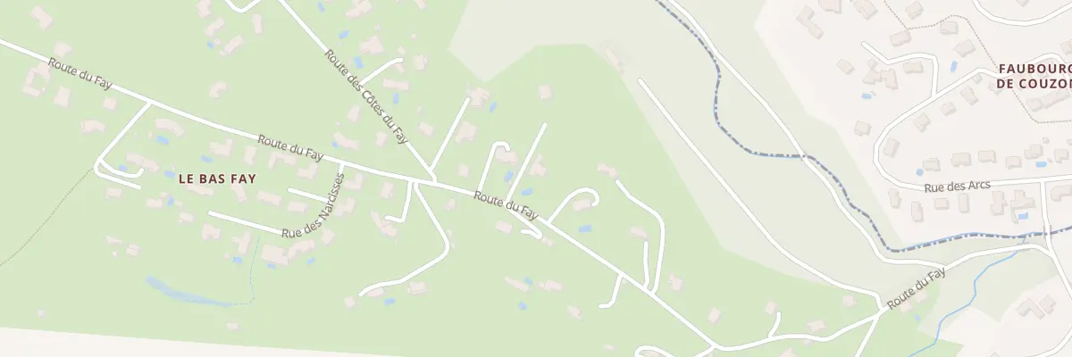 Plan du 117 Rte du Fay à L’Horme