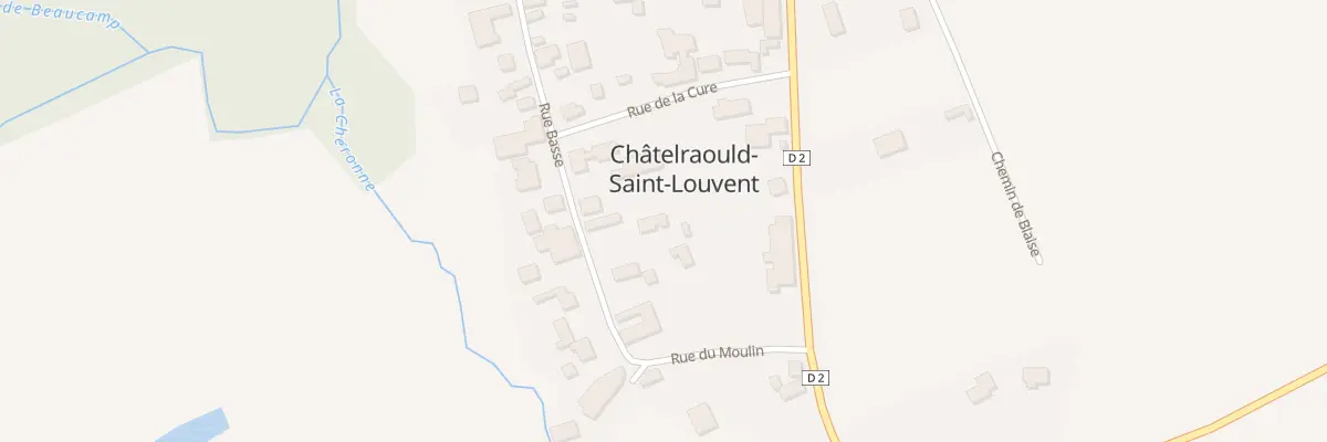 Plan du 55 Rue Basse à Châtelraould-Saint-Louvent