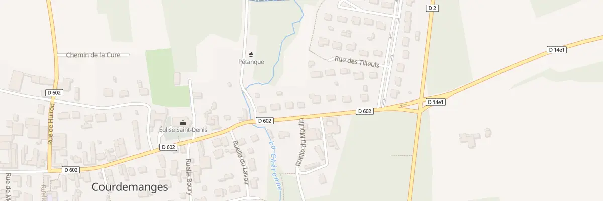 Plan du 10 Gr Grande Rue à Courdemanges