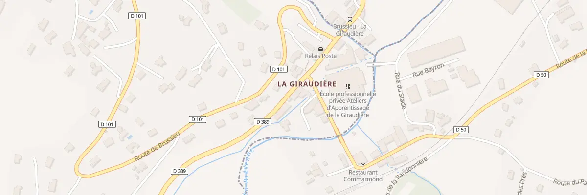 Plan du 5131 Rte Nationale à Brussieu