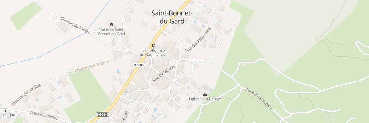 Plan du 12 Rue Puech Marduel à Saint-Bonnet-du-Gard