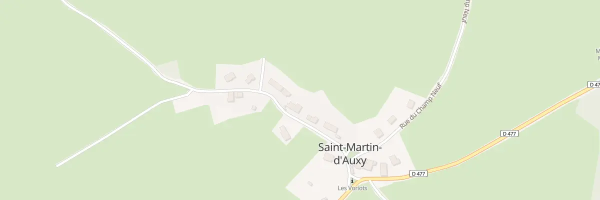 Plan du 6 Imp des Voriots à Saint-Martin-d’Auxy