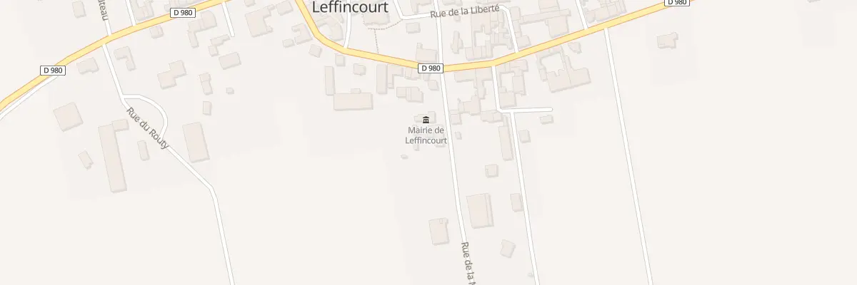 Plan du 4 Rue de la Mairie à Leffincourt