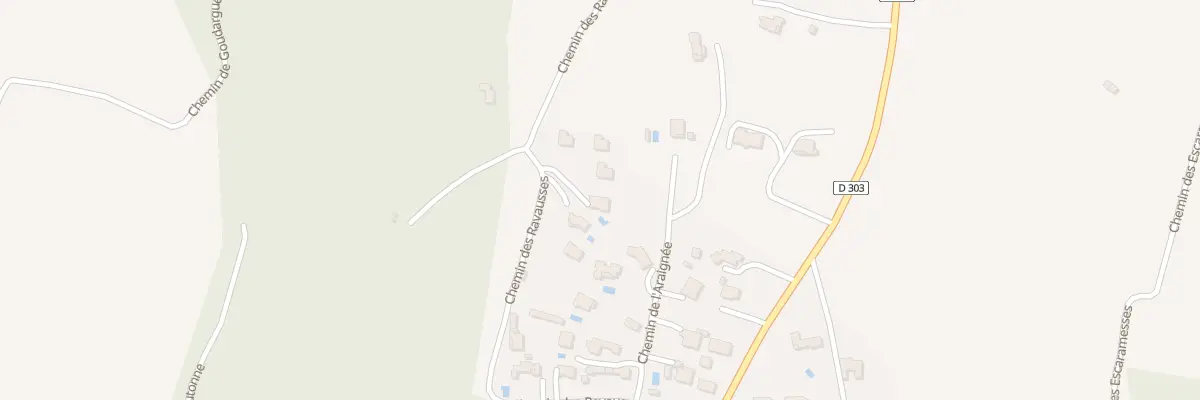 Plan du 382 Che des Ravausses à Saint-Michel-d’Euzet