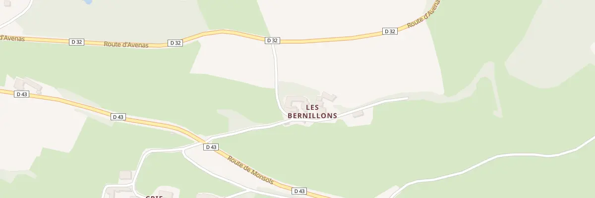 Plan du 163 Imp des Bernillons aux Ardillats