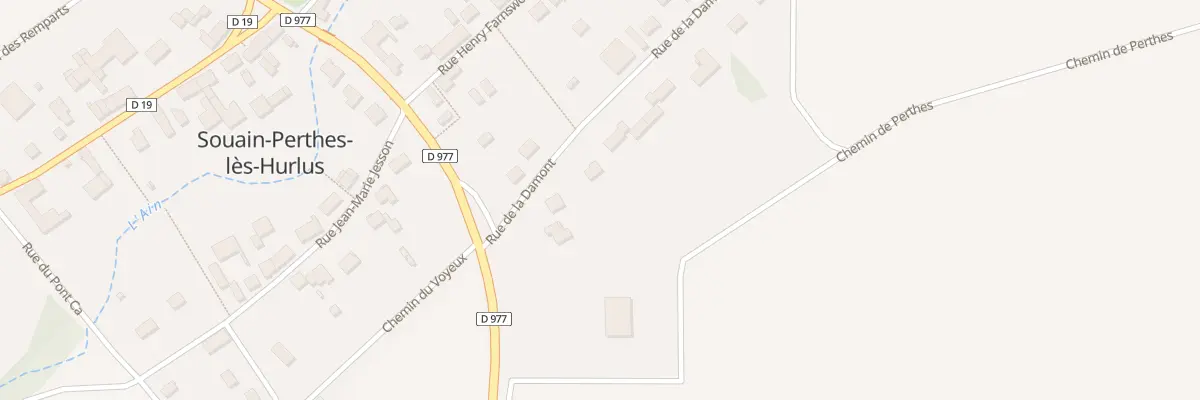Plan du 2 Rue de la Damont à Souain-Perthes-lès-Hurlus