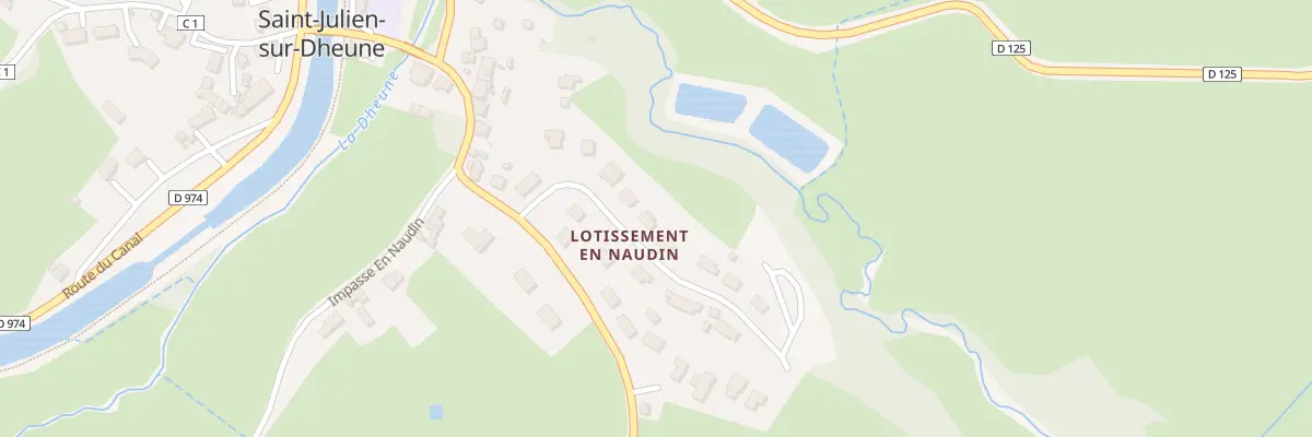 Plan du 14 Lot En Naudin à Saint-Julien-sur-Dheune